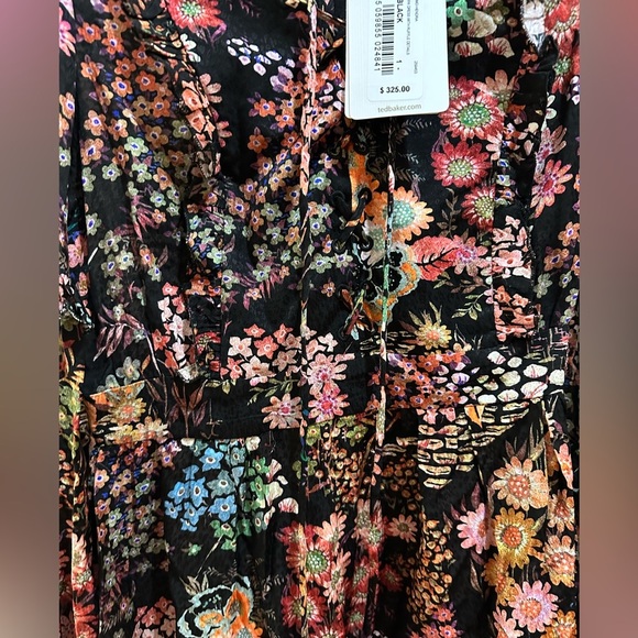 NWT Ted Baker London Hendria Mini Dress with ruffle details size:1 - Picture 7 of 14